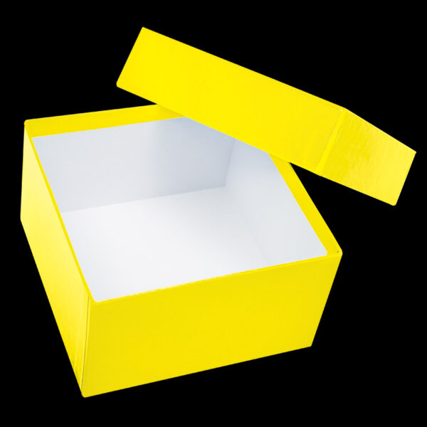 Cardboard boxe 75 mm yellow