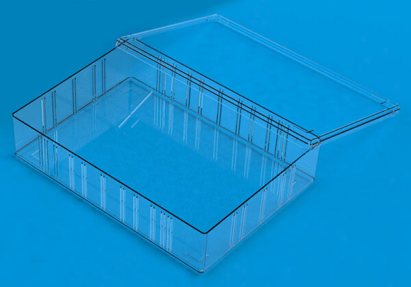 Opbevaringskasse transparent låg
