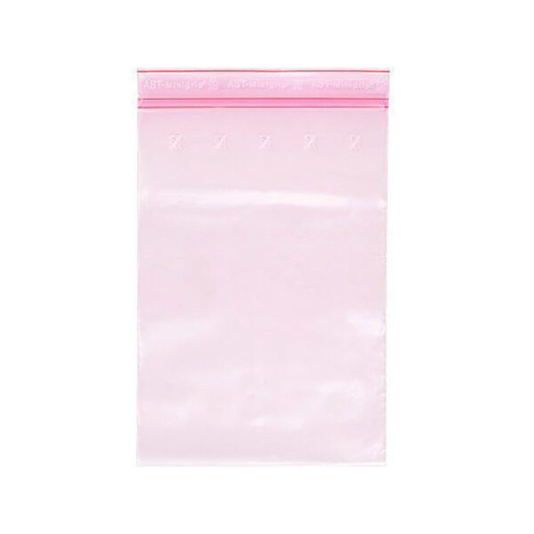 Lynlåspose pink transparent