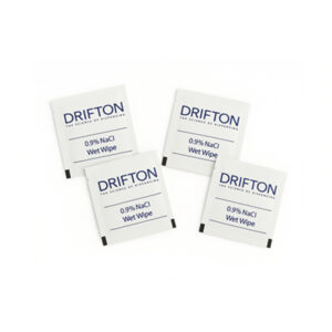 Enkeltpakkede vådservietter uden alkohol