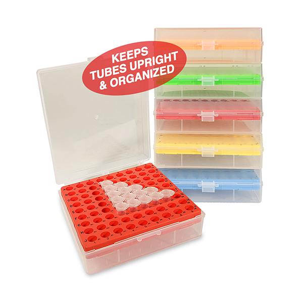 BetterBox fryseæsker til kolde prøver i mikrorør, 5 farver, MTC Bio